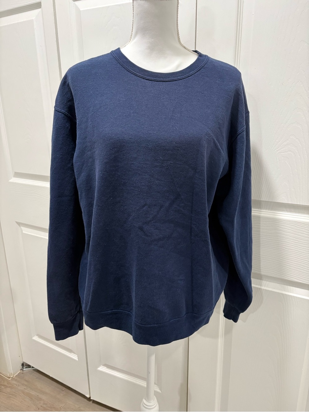 Fruit of the Loom Navy Graphic Logo Sweatshirt